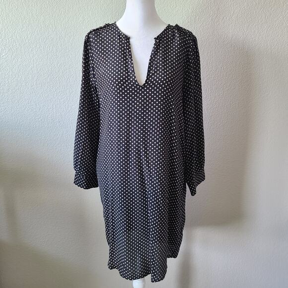 Joie Polka Dot Silk Modele Women's Dress Size Small‎ Classic Preppy Timeless - Picture 3 of 14